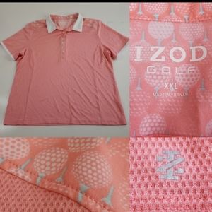 ⛳ XXL IZOD GOLF DRI-FIT TEXTURED TEE SHIRT POLO